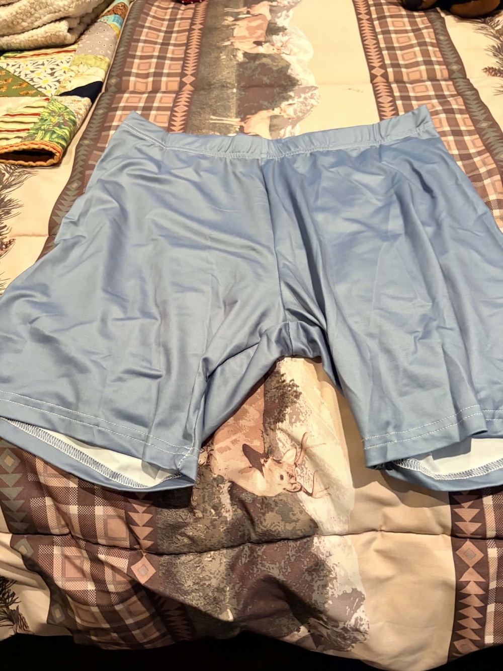 Light Blue Athletic Shorts